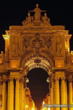 Europe, Portugal, Lisbonne, Place du Commerce, Praca do Comércio, Souvenirs de Voyages, Pixanne Photographies