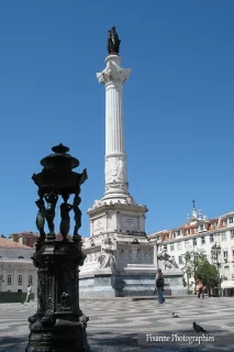 Europe, Portugal, Lisbonne, Rossio, Place dom Pedro IV, Souvenirs de Voyages, Pixanne Photographies