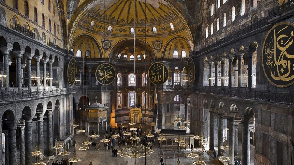 Asie, Europe, Turquie, Istanbul, Sainte Sophie, Ayasofia,