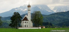 Europe, Allemagne, Bavière, Schwangau, Eglise Saint Coloman, Colman, Souvenirs de Voyages, Pixanne Photographies