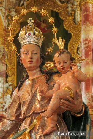 Europe, Allemagne, Bavière, Steingaden, Eglise de Wies, Souvenirs de Voyages, Pixanne Photographies