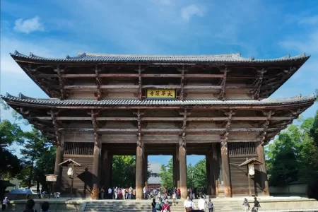 Asie, Japon, Nara, Todai Ji, Nandaimon, Grande porte Sud, Souvenirs de Voyages, Pixanne Photographies