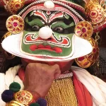 Inde, Kerala, Fort Kochi, Cochin, Kathakali, Keechaka Vadham, Pixanne Photographies