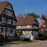 France, Alsace, Seebach, Maisons Alsaciennes, Texture, Pixanne Photographies