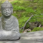 Japon, Kyoto, Hakusasonso, Villa des Sables Blancs, Bouddha, Pixanne Photographies