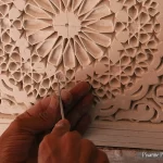 Maroc, Marrakech, Plâtre sculpté, Pixanne Photographies